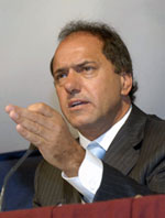 Daniel Scioli, gobernador de la Provincia de Buenos Aires