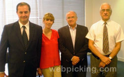 Néstor Sánchez, Fabienne Fel, Jorge Tesler y Luis Vergani