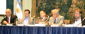 Marcelo Wirth, Gustavo Figuerola, Rubén Elías, Andrés Cacchione y Francisco Álvarez