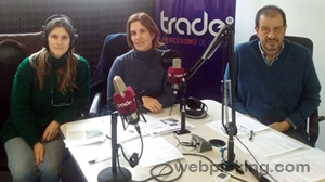 Dafne Anghelidis, Cecilia Bibiloni, y Rodolfo Fiadone